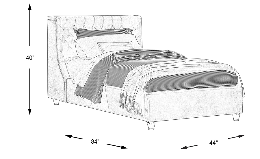 Dimension Image. Please refer to the Dimension Tab on this page for dimension details.