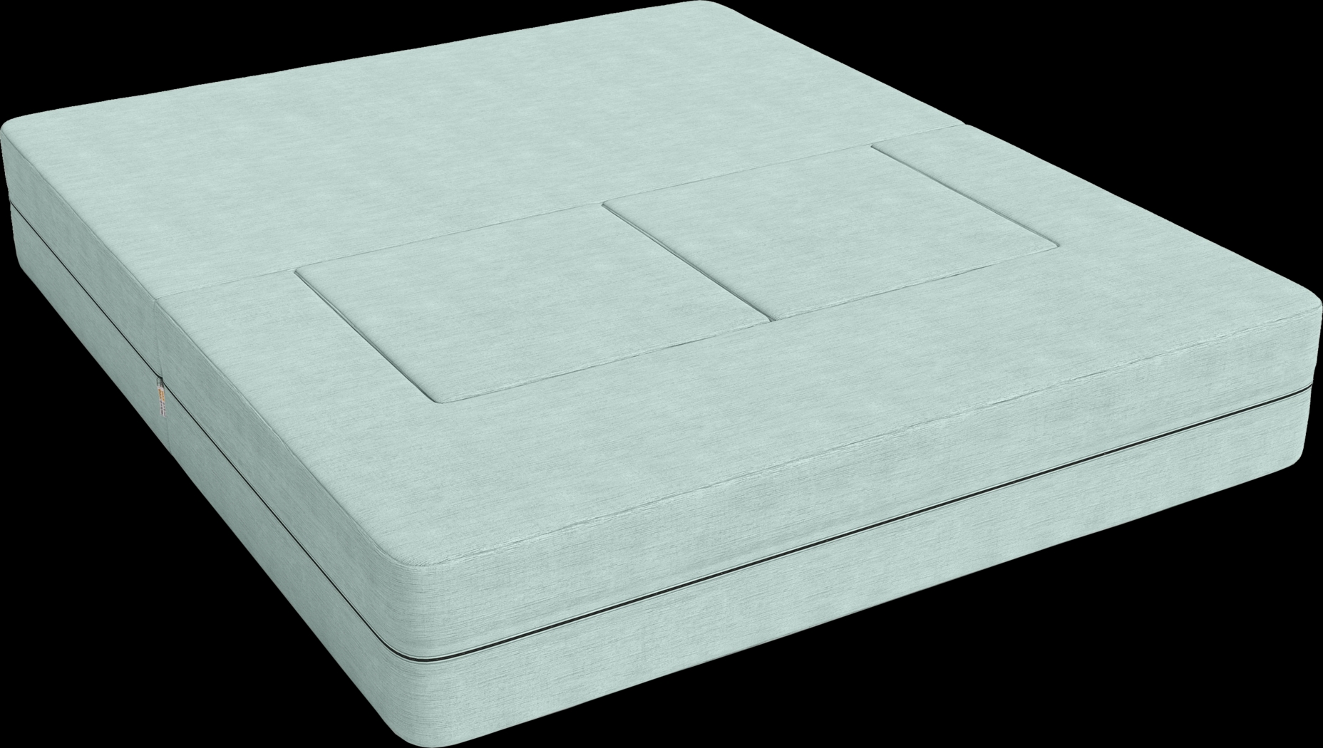 Kids Alfy Blue Loveseat & Ottomans, Set of 2 - Thumbnail - Image 9