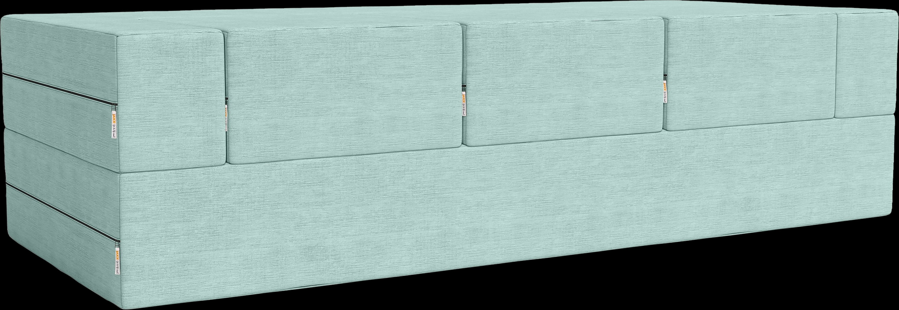 Kids Alfy Blue Sofa & Ottomans, Set of 4 - Thumbnail - Image 5