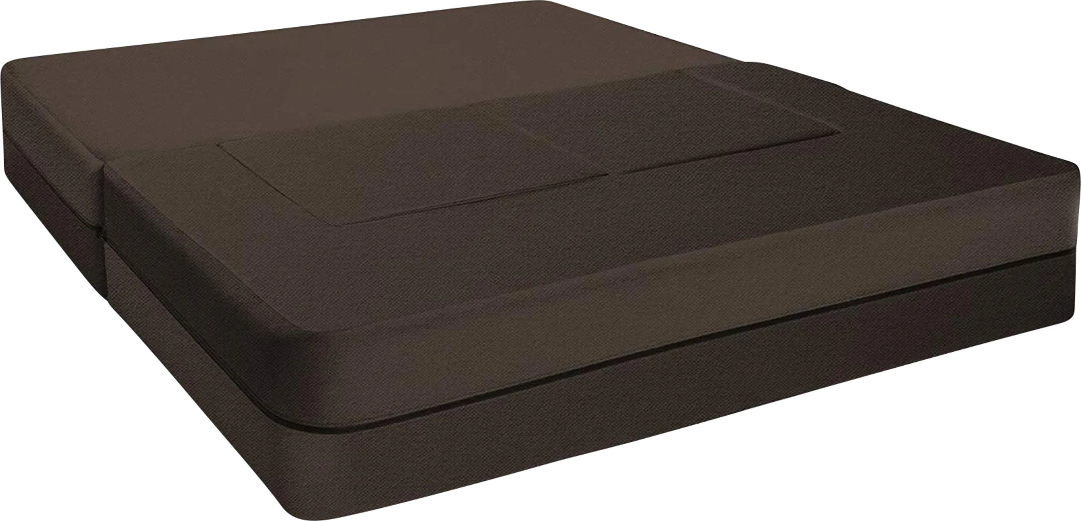 Alfy Brown Convertible Loveseat and Ottomans - Thumbnail - Image 3