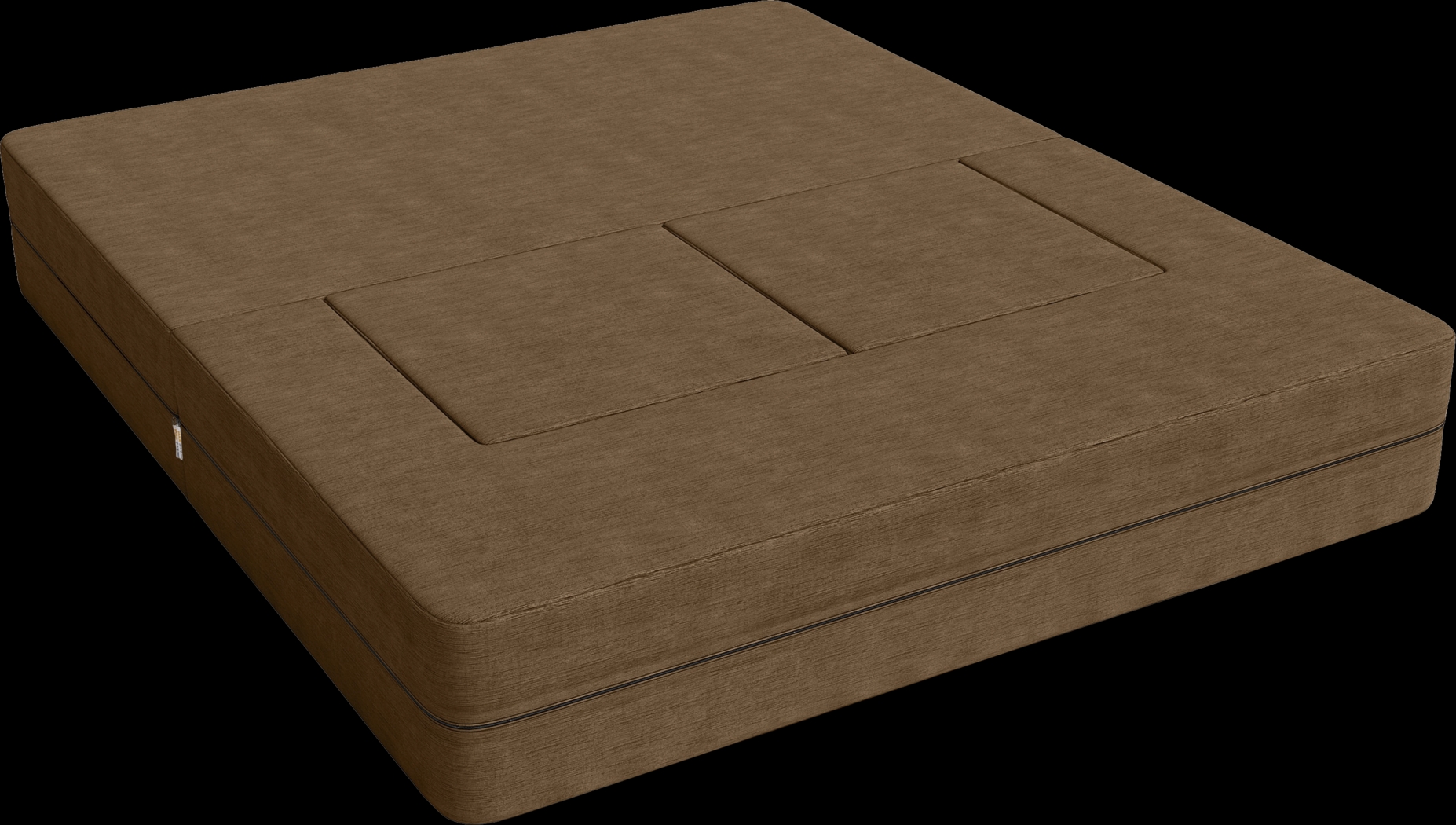 Kids Alfy Brown Loveseat & Ottomans, Set of 3 - Thumbnail - Image 8