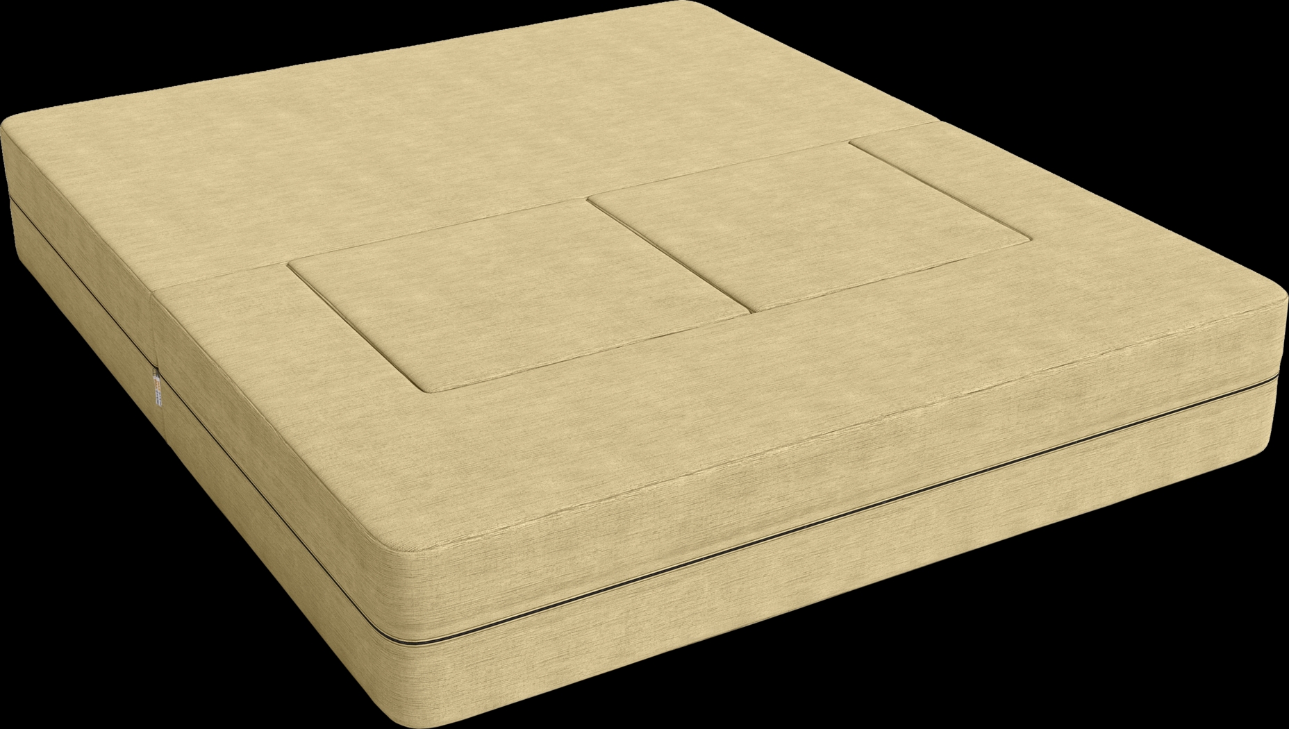 Kids Alfy Camel Loveseat and Ottomans, Set of 3 - Thumbnail - Image 8