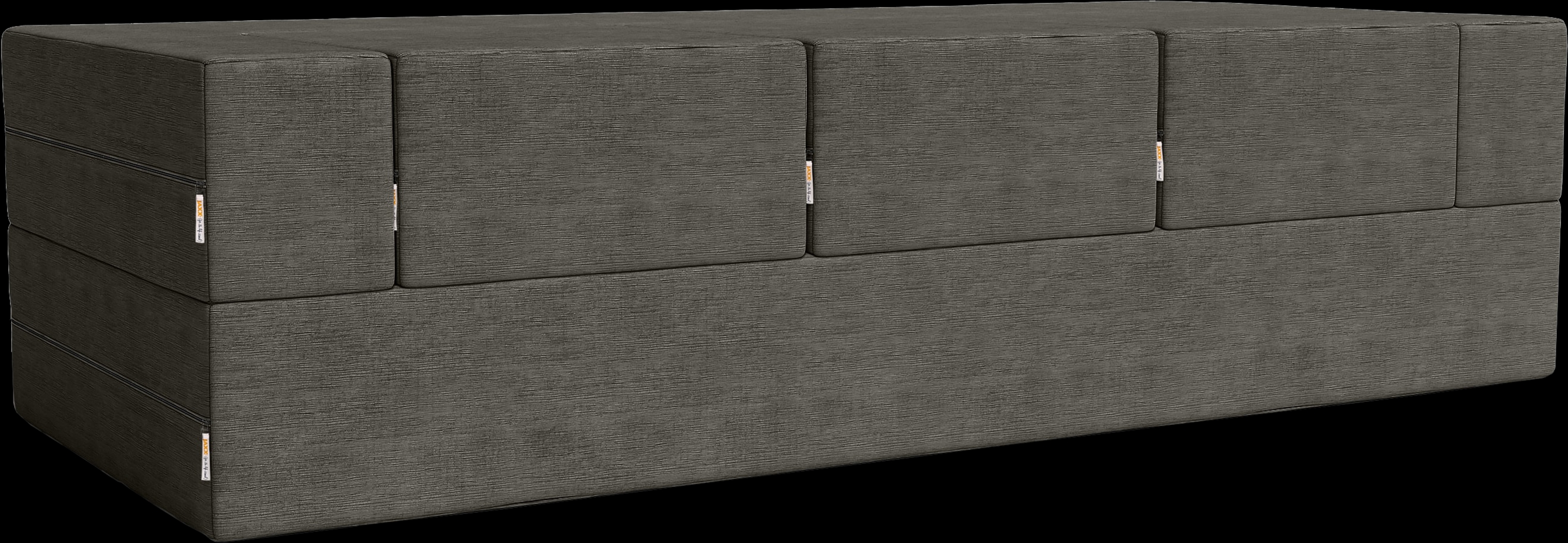 Kids Alfy Charcoal Sofa & Ottoman, Set of 4 - Thumbnail - Image 5