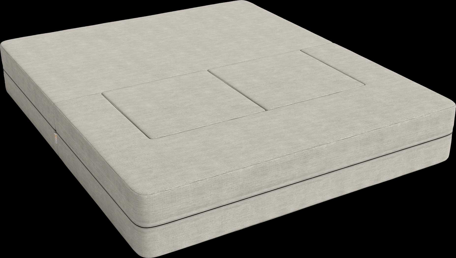 Kids Alfy Dove Gray Loveseat & Ottomans, Set of 3 - Thumbnail - Image 8