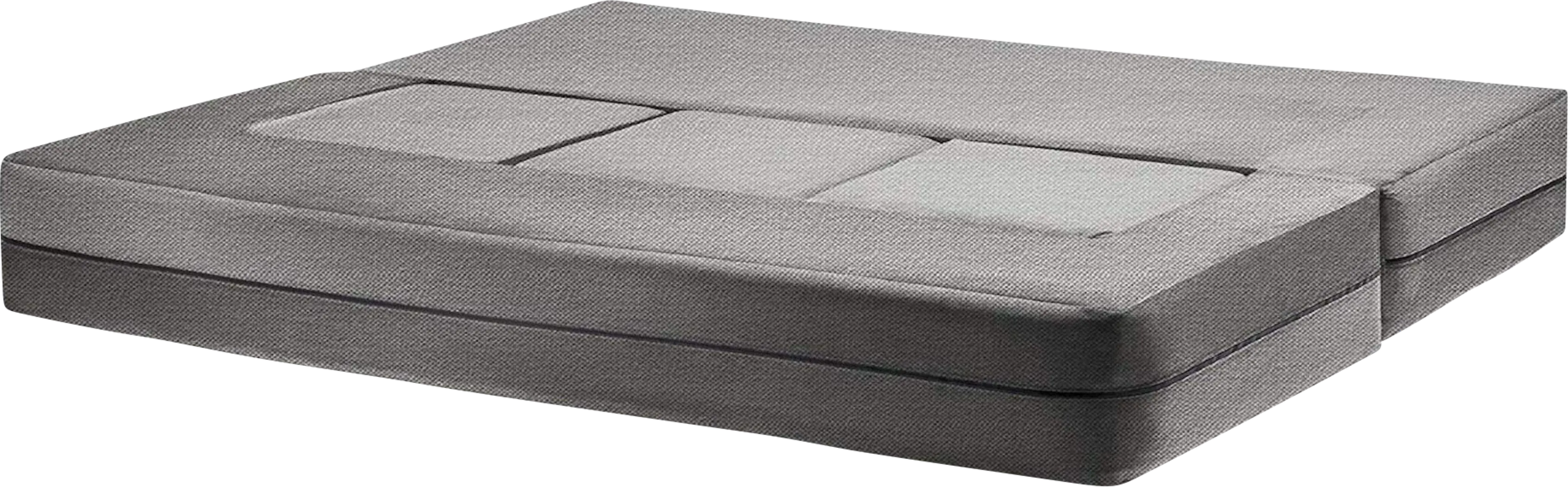 Alfy Gray Convertible Sofa and Ottoman - Thumbnail - Image 3