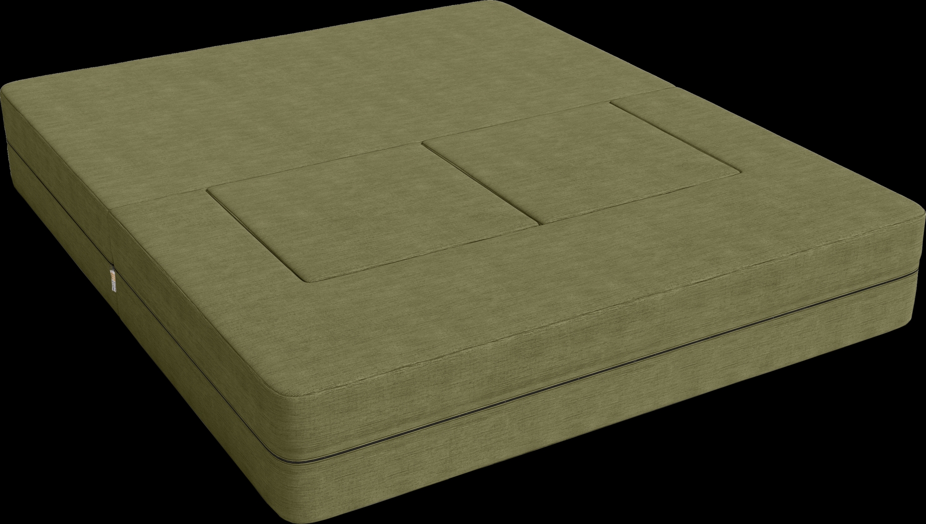 Kids Alfy Green Loveseat & Ottomans, Set of 3 - Thumbnail - Image 8