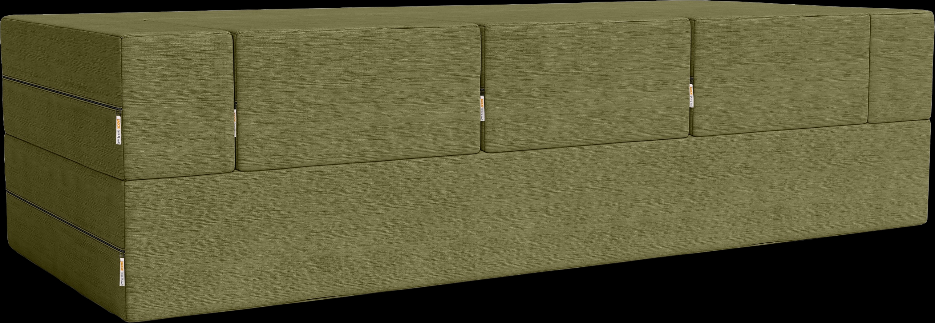 Kids Alfy Green Sofa & Ottomans, Set of 4 - Thumbnail - Image 5