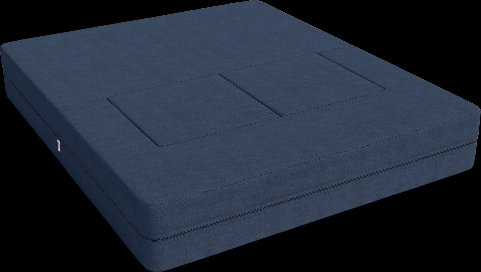 Kids Alfy Indigo Loveseat & Ottomans, Set of 3 - Thumbnail - Image 8