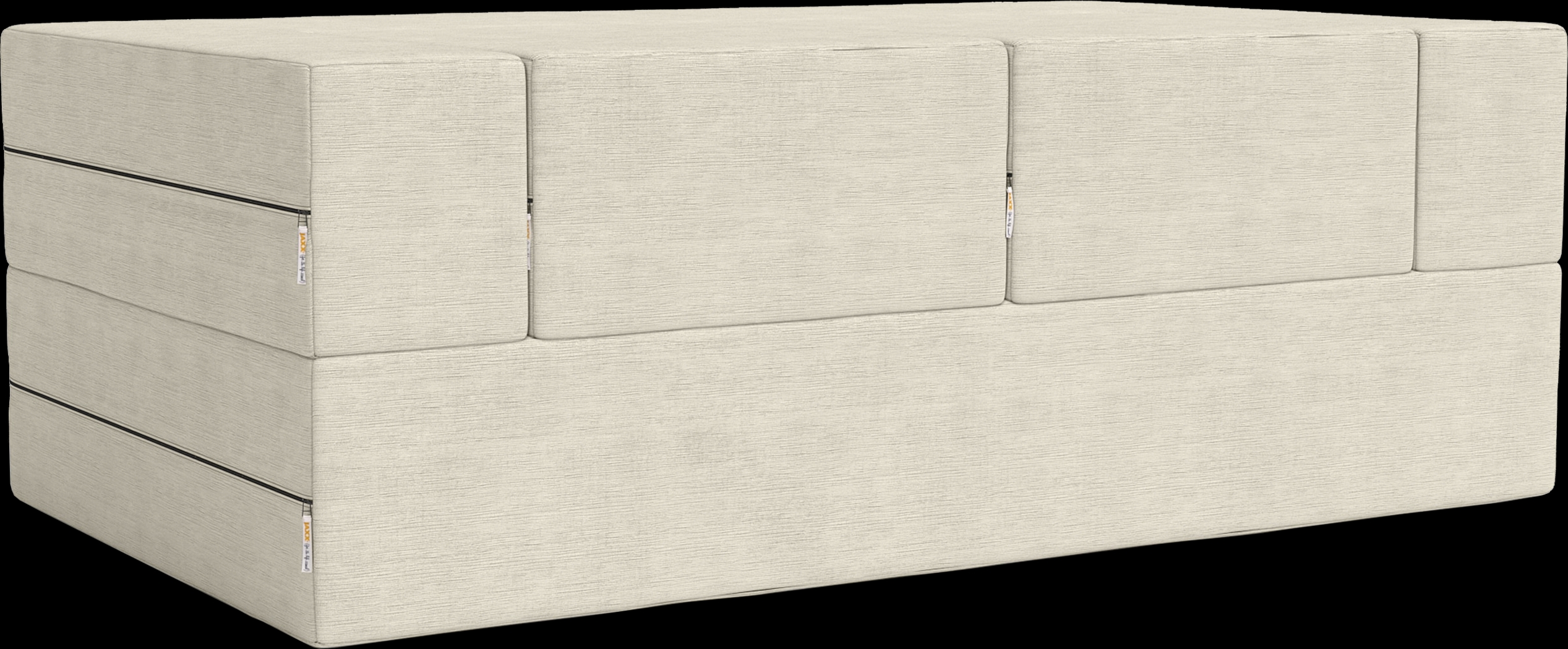 Kids Alfy Ivory Loveseat & Ottomans, Set of 3 - Thumbnail - Image 8