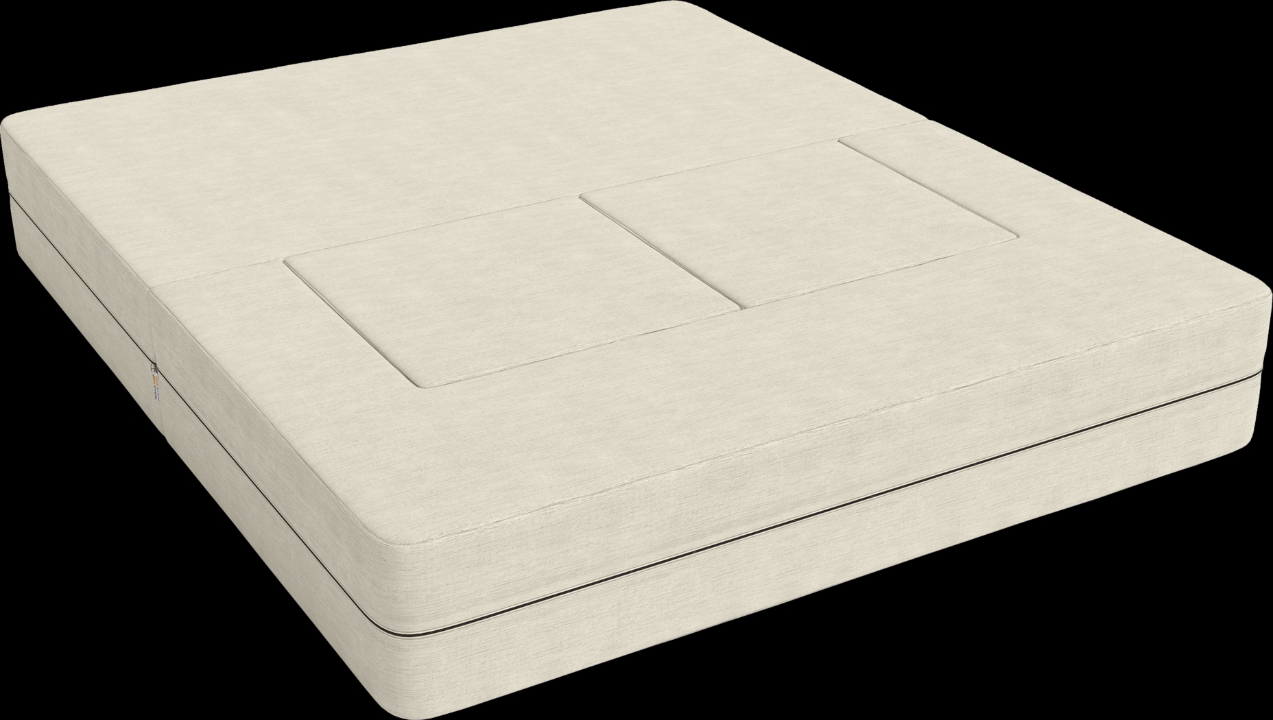 Kids Alfy Ivory Loveseat & Ottomans, Set of 3 - Thumbnail - Image 9