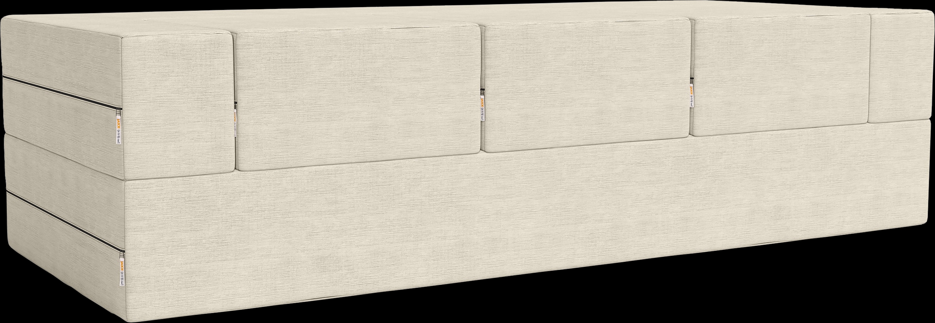 Kids Alfy Ivory Sofa & Ottomans, Set of 4 - Thumbnail - Image 5