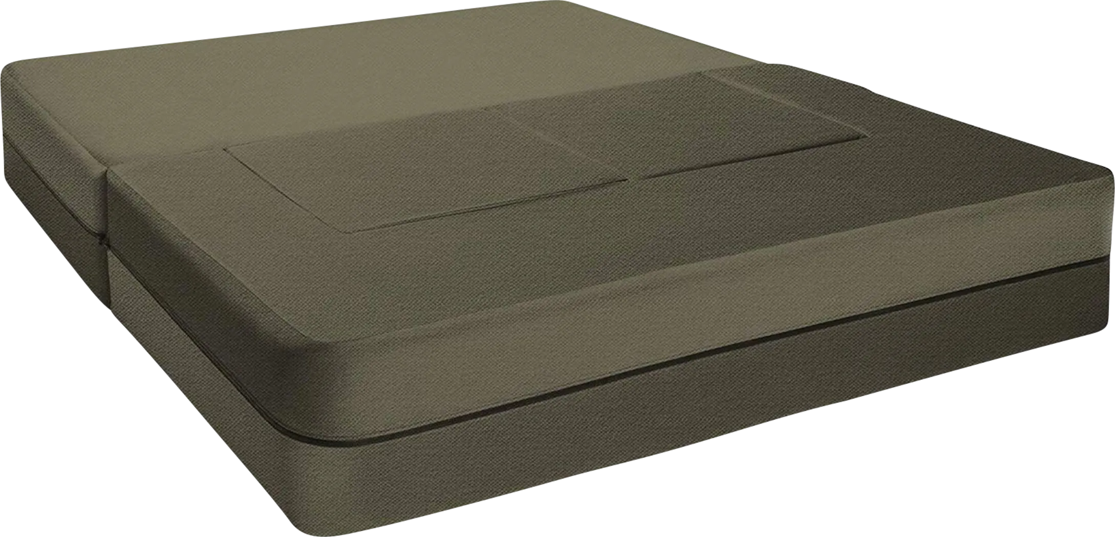 Alfy Moss Convertible Loveseat and Ottoman - Thumbnail - Image 3