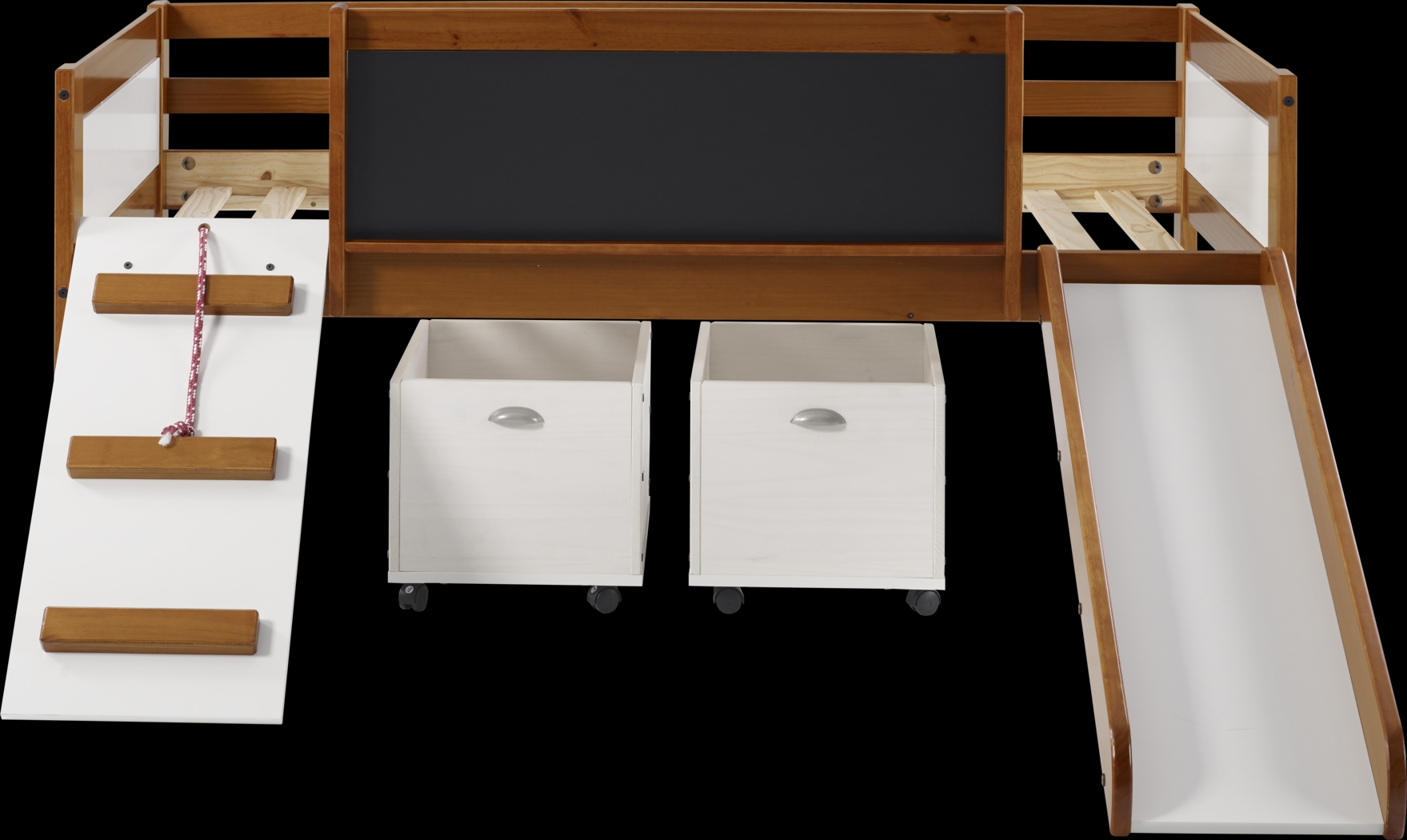 Kids Algonac Brown Twin Loft Bed - Thumbnail - Image 4