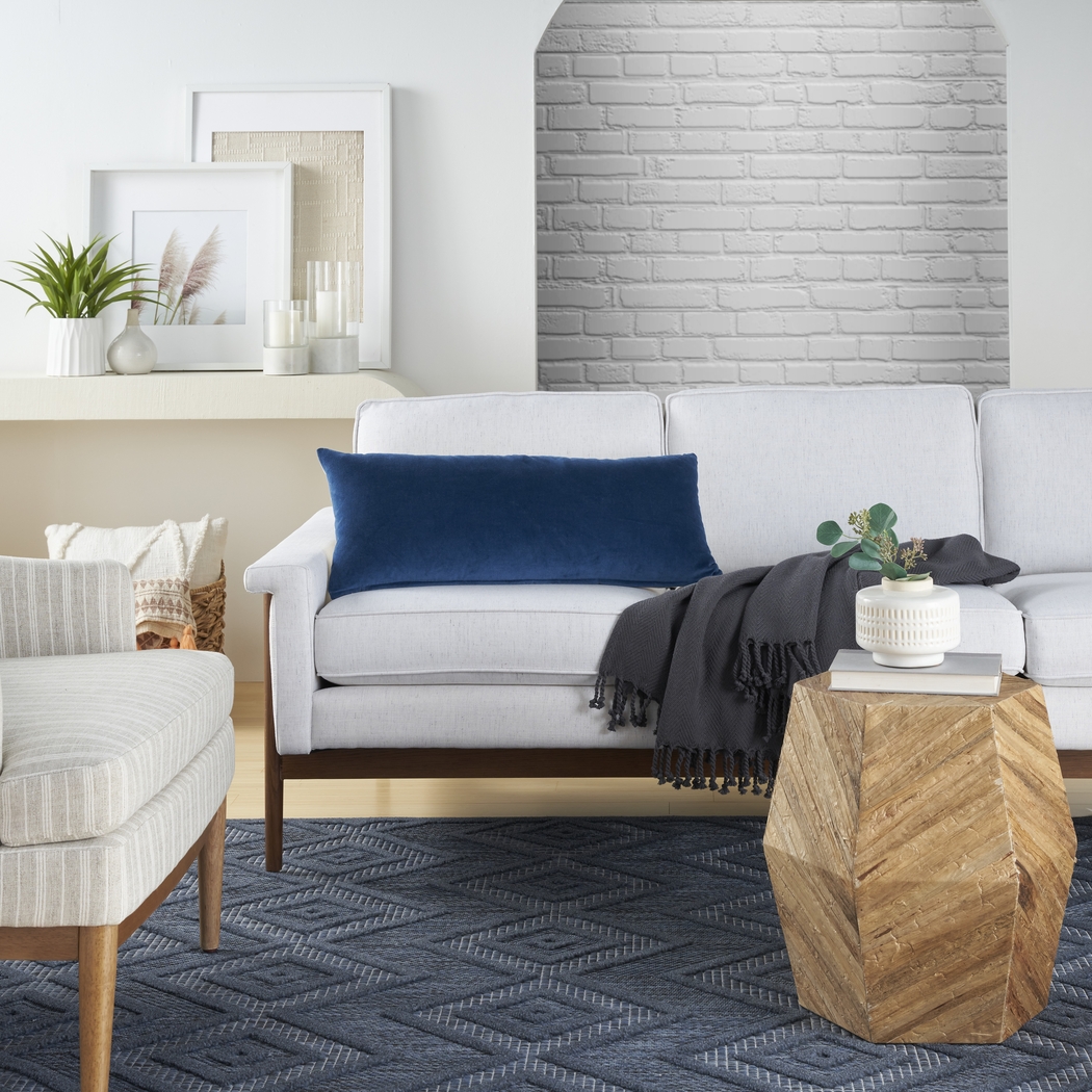 Kids Alinta III Navy Throw Pillow - Thumbnail - Image 5