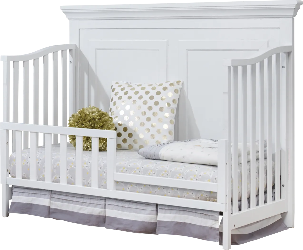 Kids Alriga White Convertible Crib - Thumbnail - Image 3
