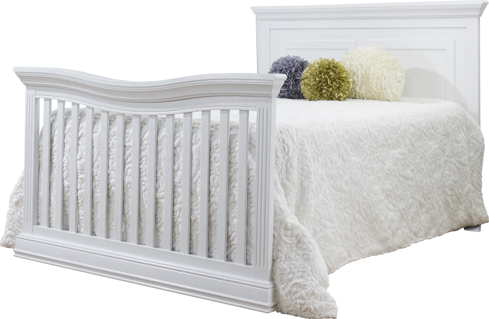 Kids Alriga White Convertible Crib - Thumbnail - Image 4