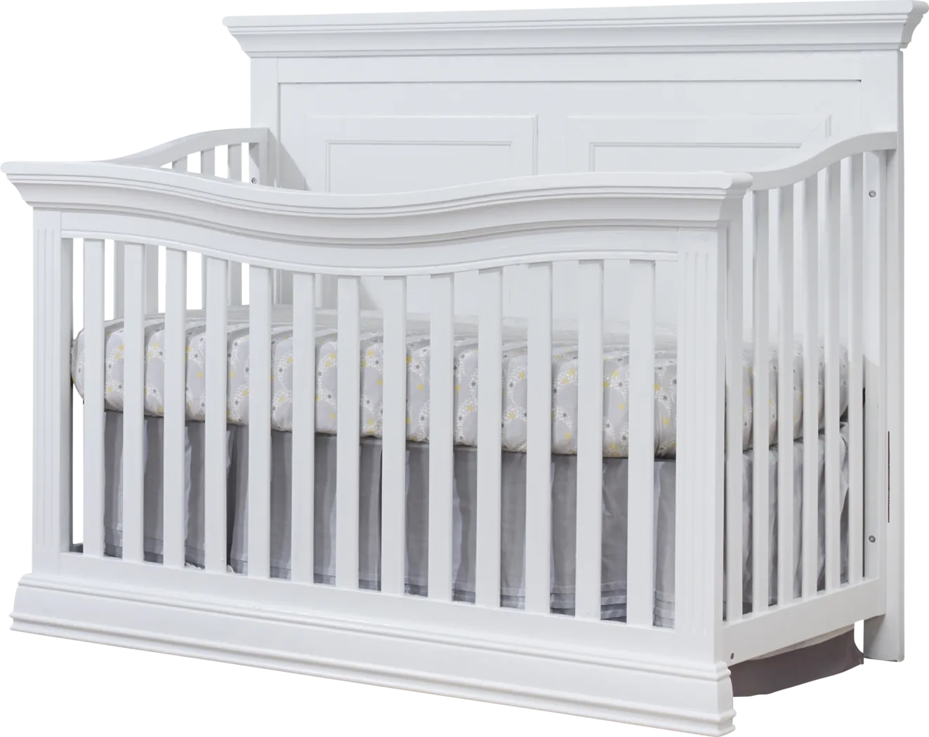 Kids Alriga White Convertible Crib - Thumbnail - Image 1