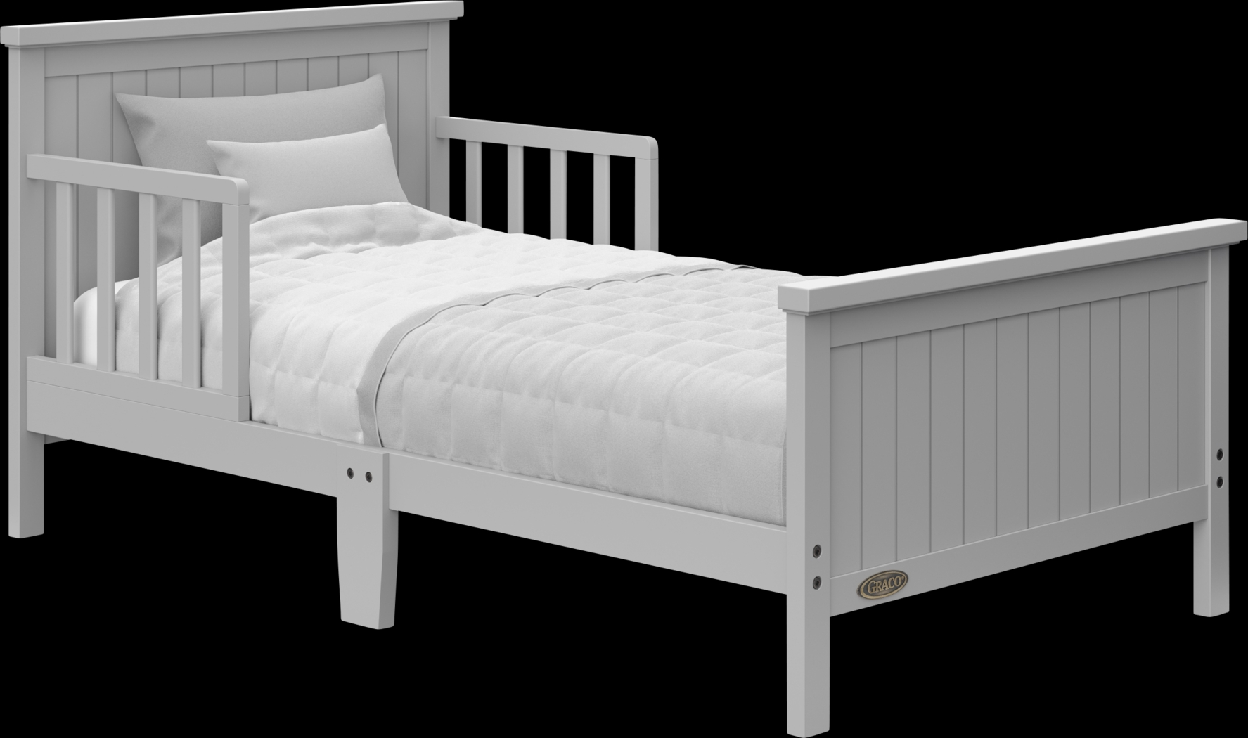 Kids Alteello Gray Toddler Bed - Thumbnail - Image 1