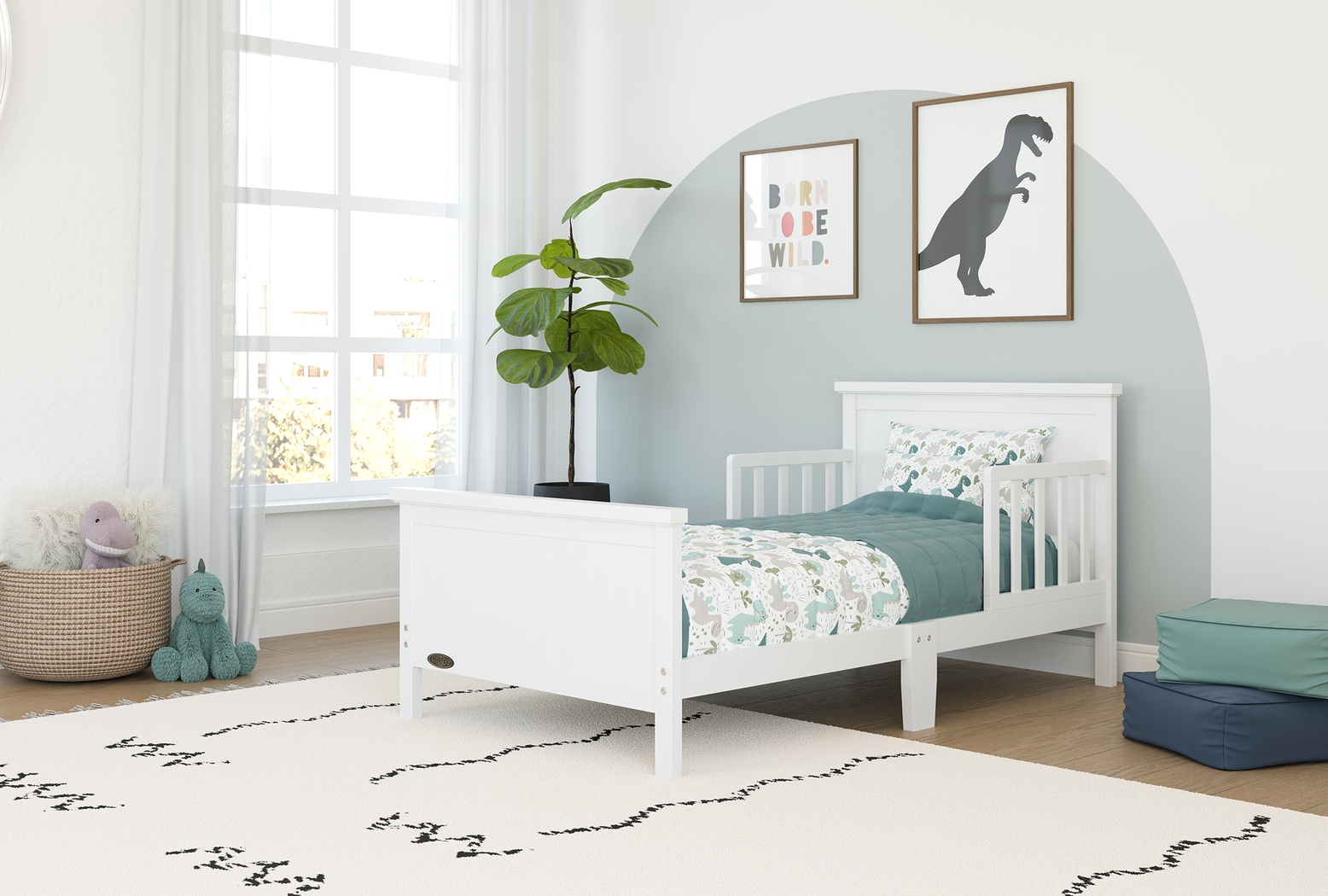 Kids Alteello White Toddler Bed - Thumbnail - Image 6