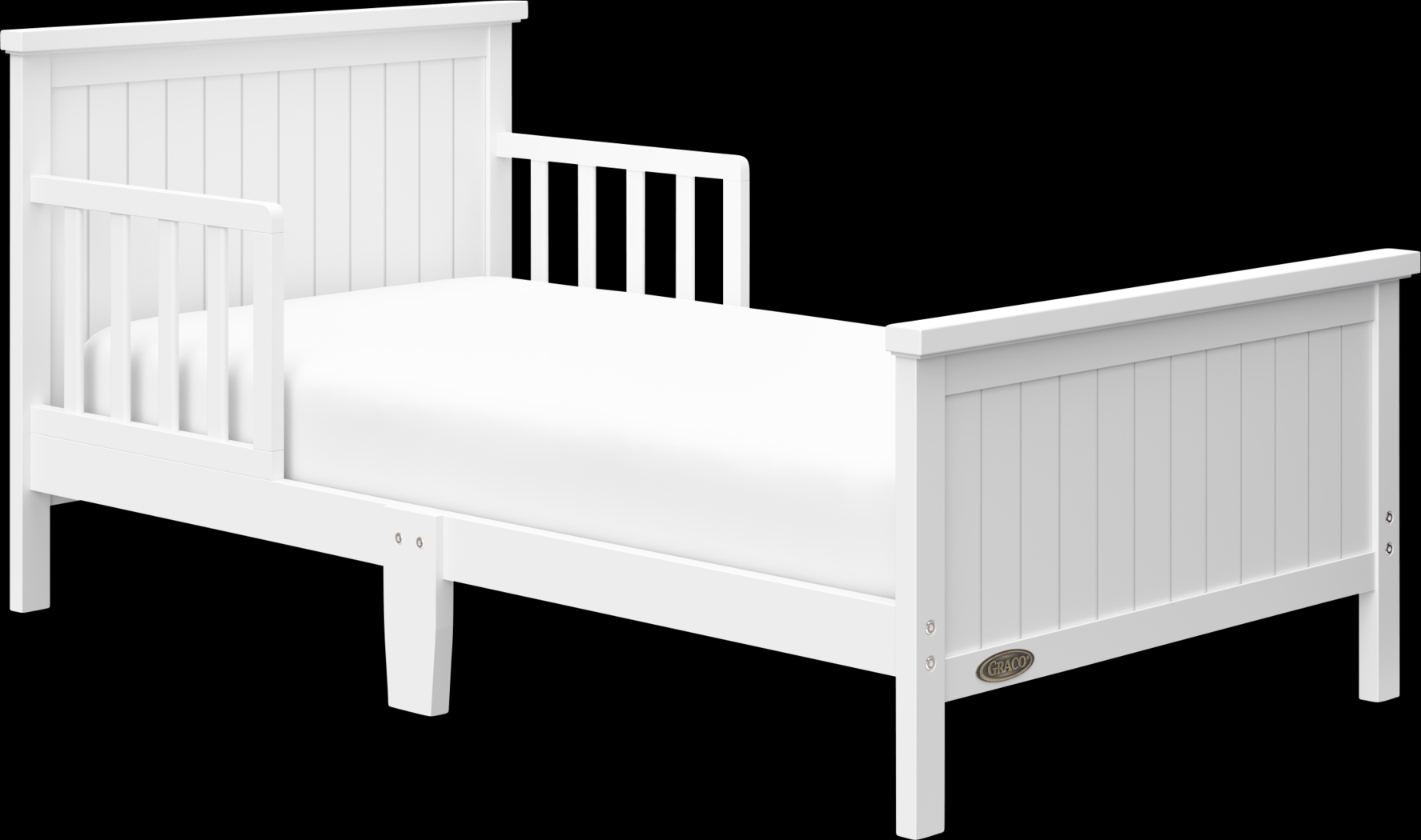 Kids Alteello White Toddler Bed - Thumbnail - Image 1