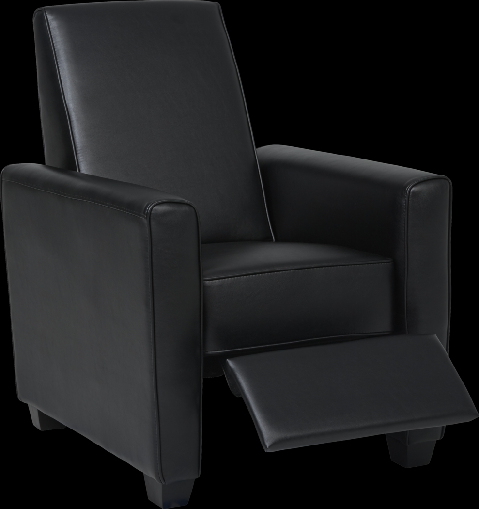 Kids Alvie Black Recliner - Thumbnail - Image 3