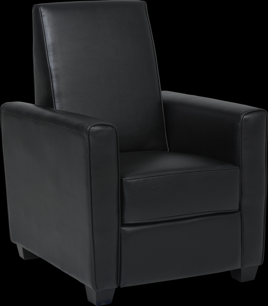 Kids Alvie Black Recliner - Thumbnail - Image 1