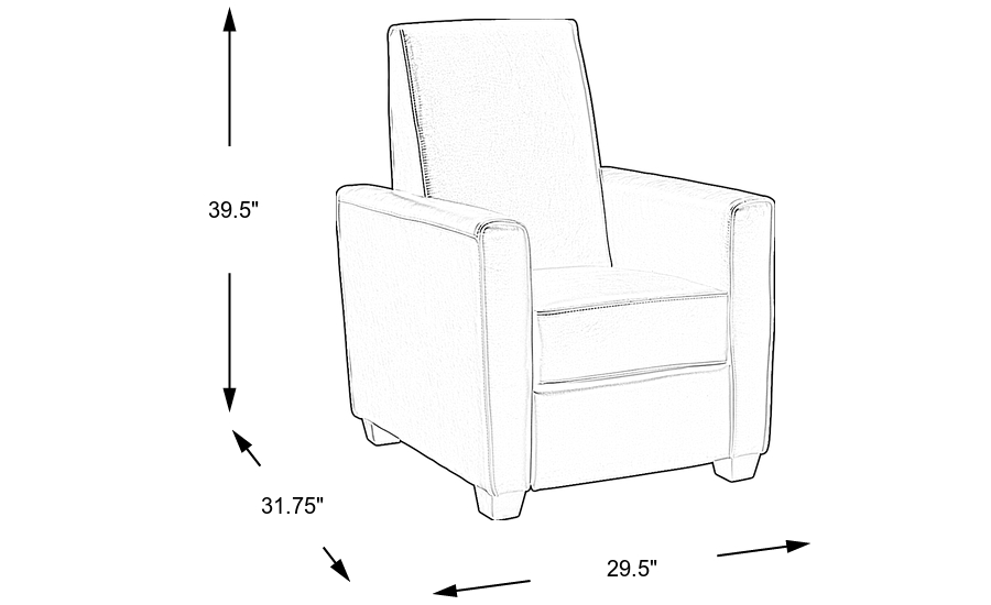 Dimension Image. Please refer to the Dimension Tab on this page for dimension details.