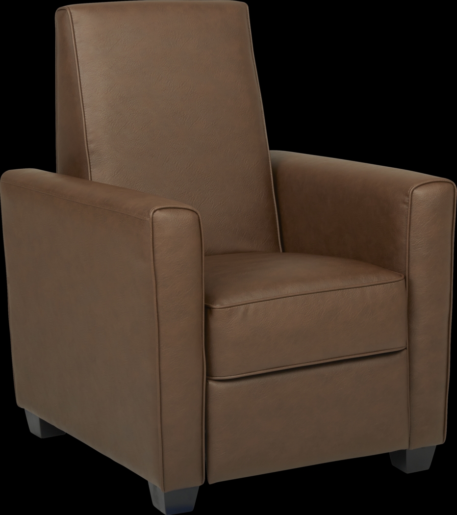 Kids Alvie Brown Recliner - Thumbnail - Image 1