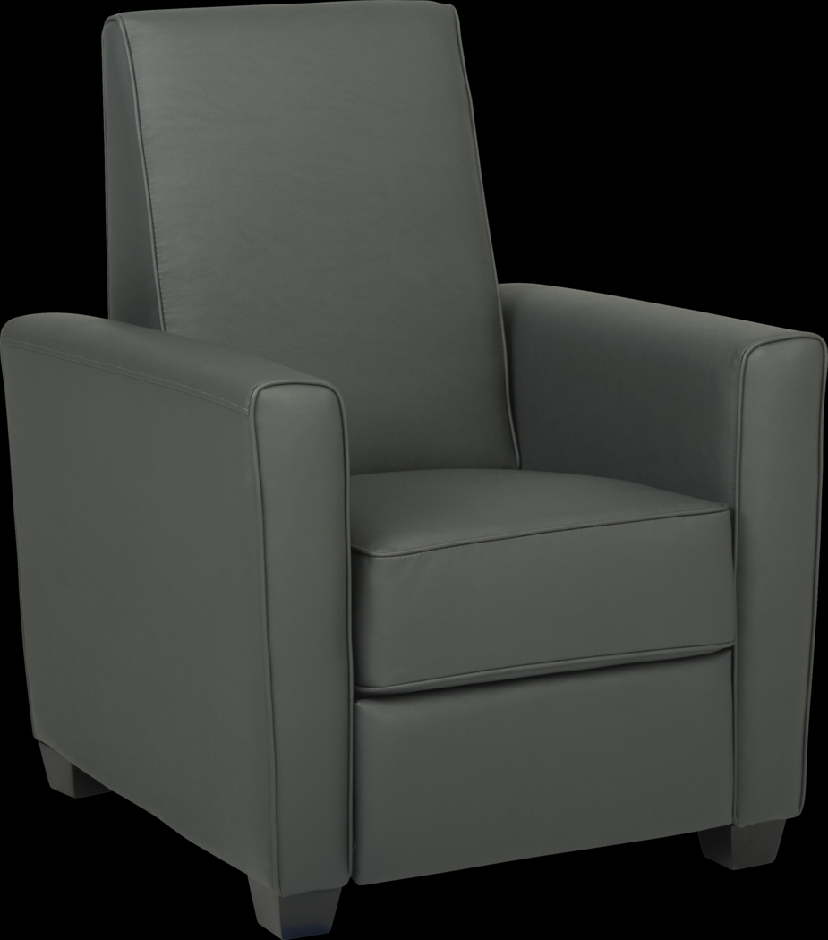 Kids Alvie Gray Recliner - Thumbnail - Image 1
