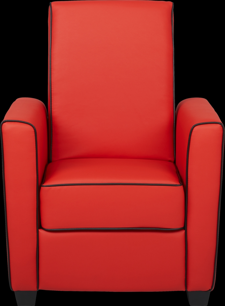 Kids Alvie Red Recliner - Thumbnail - Image 2
