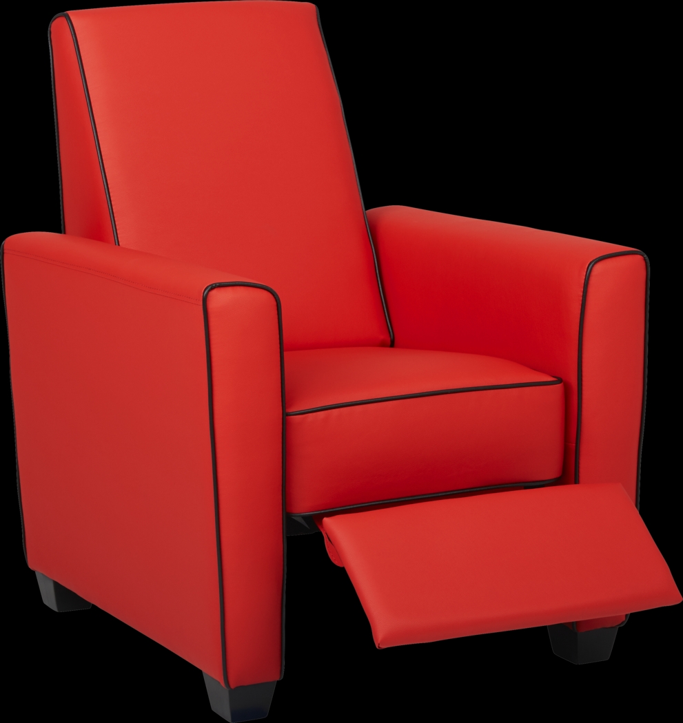 Kids Alvie Red Recliner - Thumbnail - Image 3