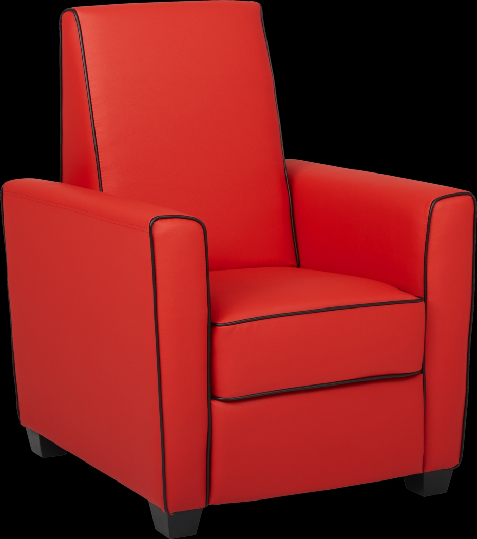 Kids Alvie Red Recliner - Thumbnail - Image 1