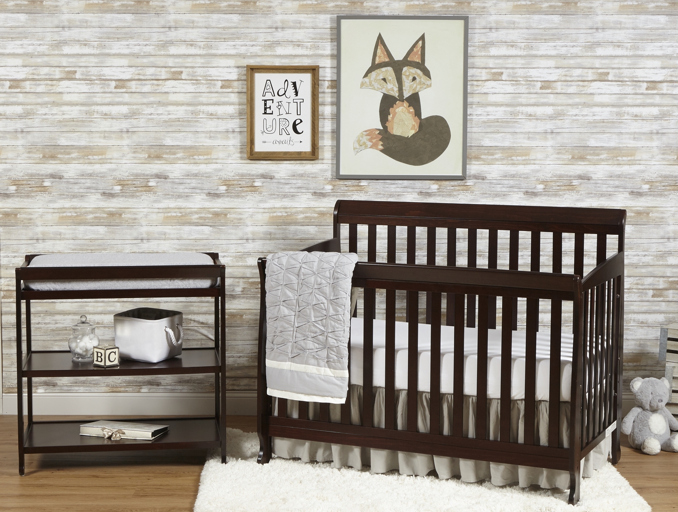 Kids Alvoro Espresso Convertible Crib - Thumbnail - Image 5