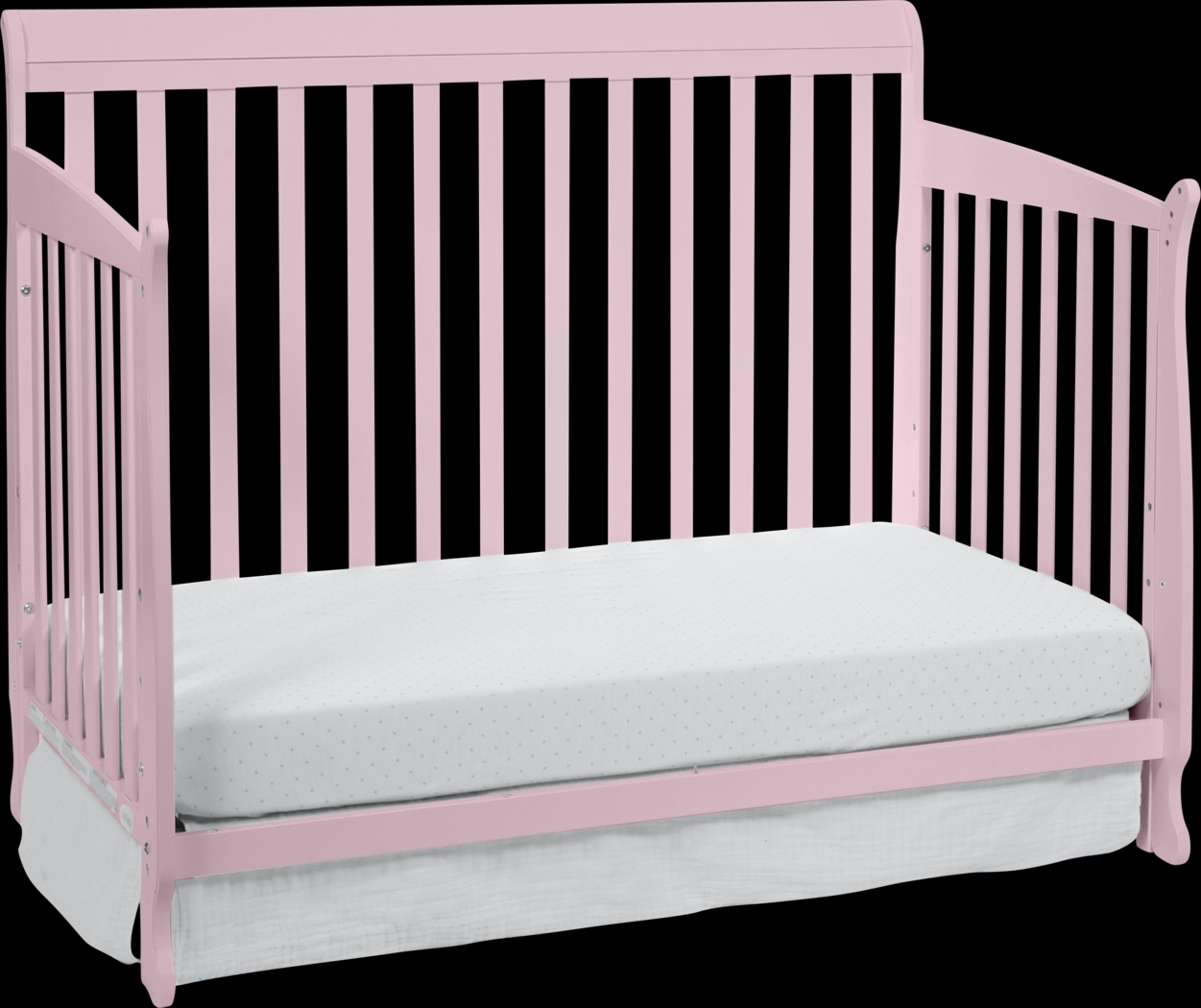 Kids Alvoro Pink Convertible Crib - Thumbnail - Image 15