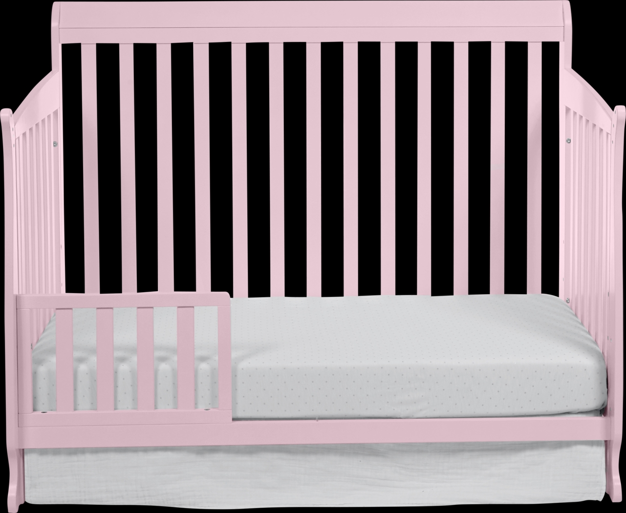 Kids Alvoro Pink Convertible Crib - Thumbnail - Image 16
