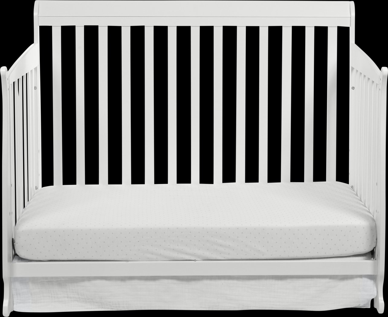 Kids Alvoro White Convertible Crib - Thumbnail - Image 12