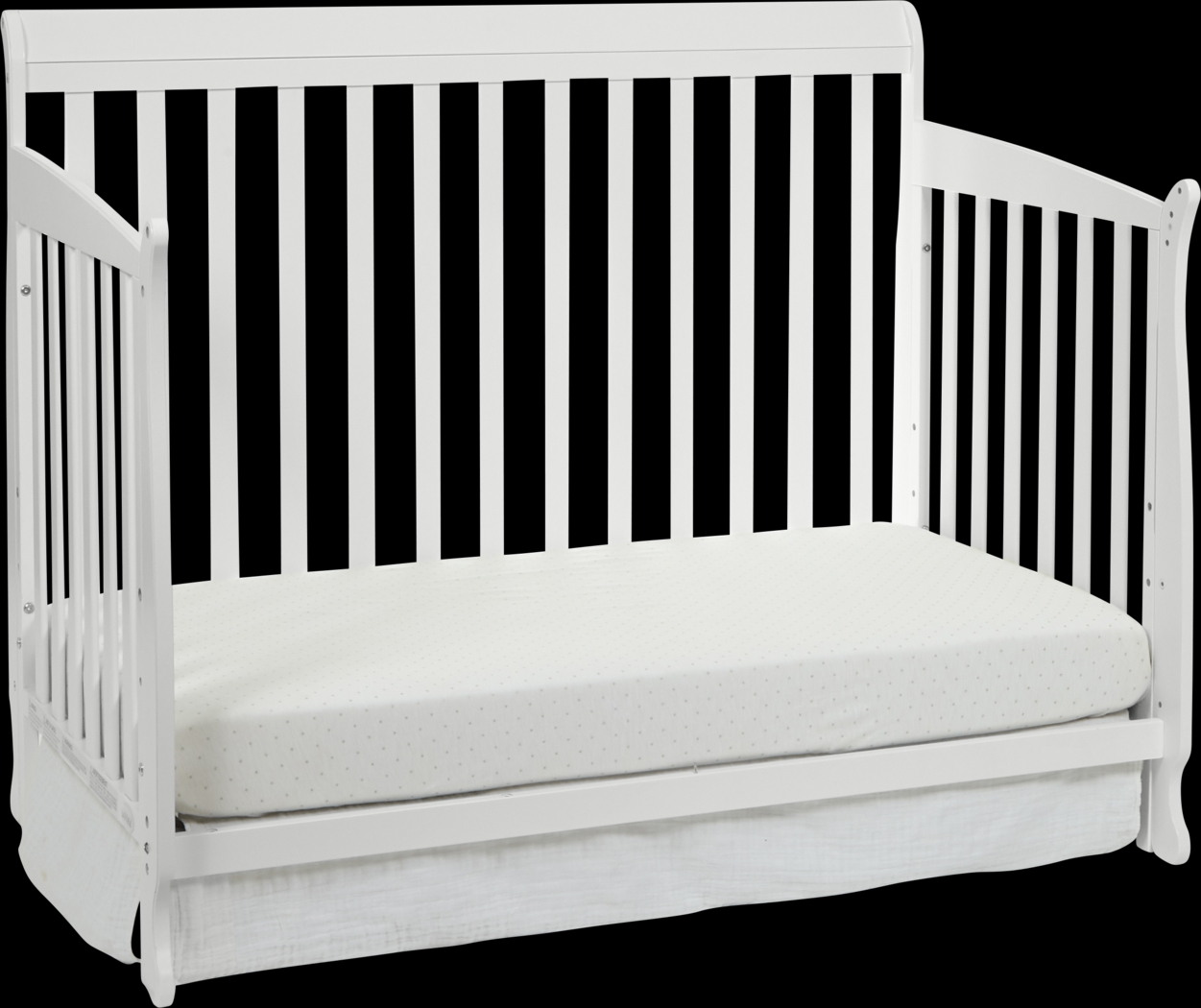 Kids Alvoro White Convertible Crib - Thumbnail - Image 13