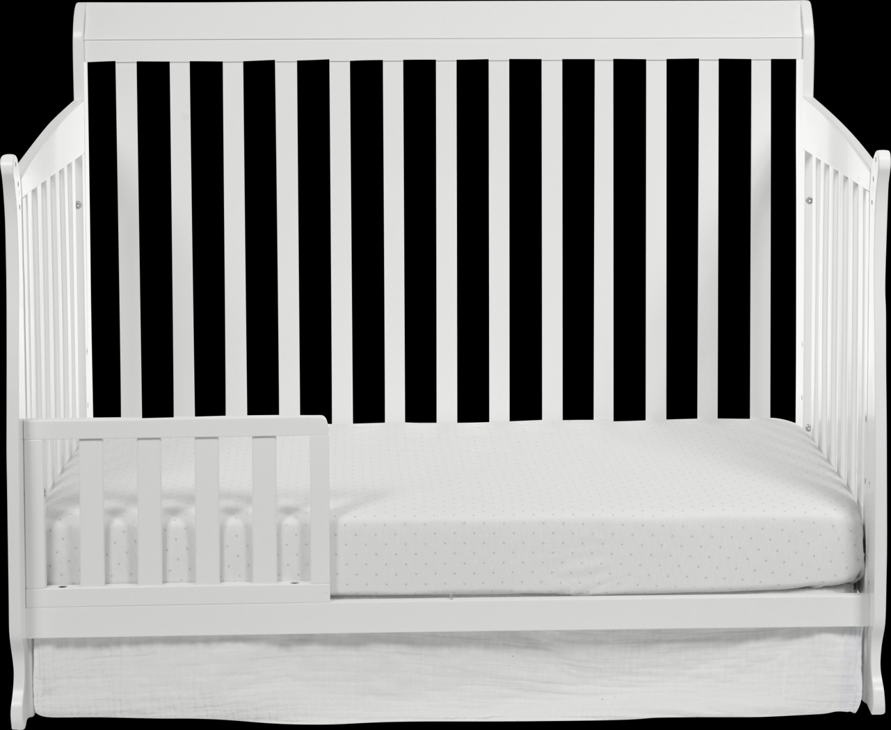 Kids Alvoro White Convertible Crib - Thumbnail - Image 14