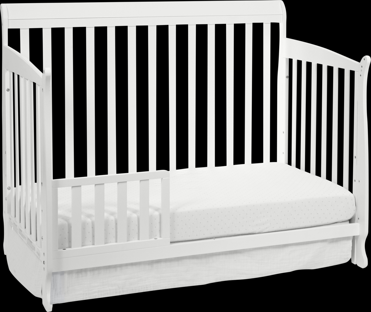 Kids Alvoro White Convertible Crib - Thumbnail - Image 15