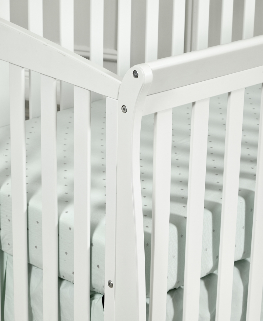 Kids Alvoro White Convertible Crib - Thumbnail - Image 4