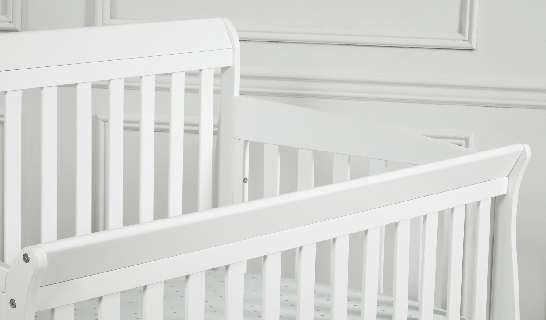 Kids Alvoro White Convertible Crib - Thumbnail - Image 5