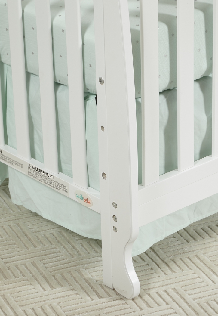 Kids Alvoro White Convertible Crib - Thumbnail - Image 6