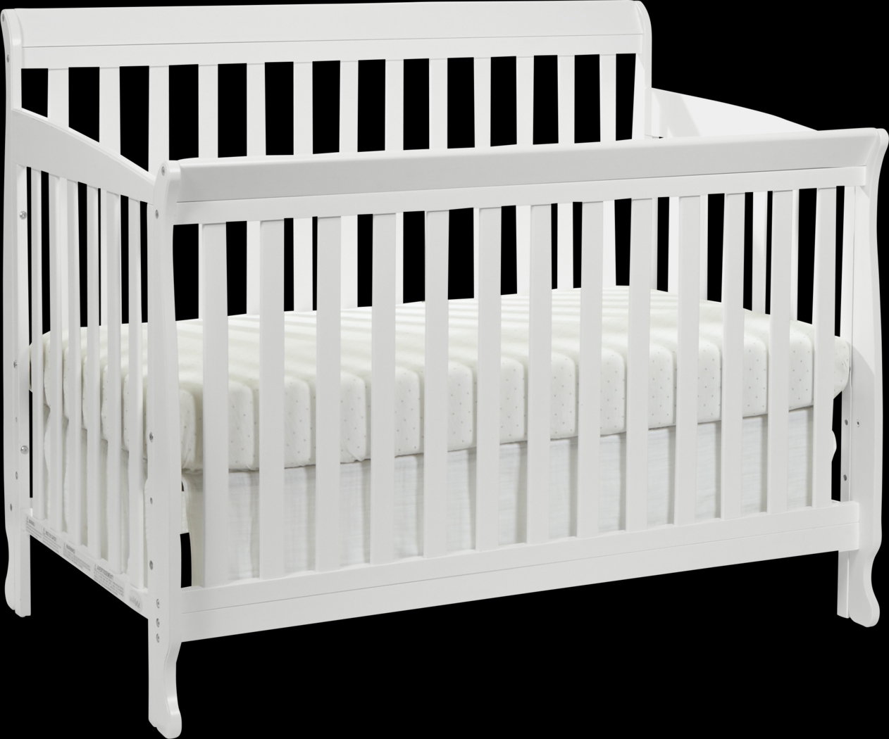 Kids Alvoro White Convertible Crib - Thumbnail - Image 1