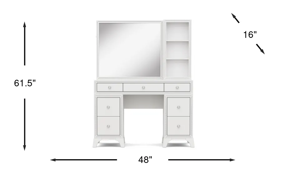Dimension Image. Please refer to the Dimension Tab on this page for dimension details.