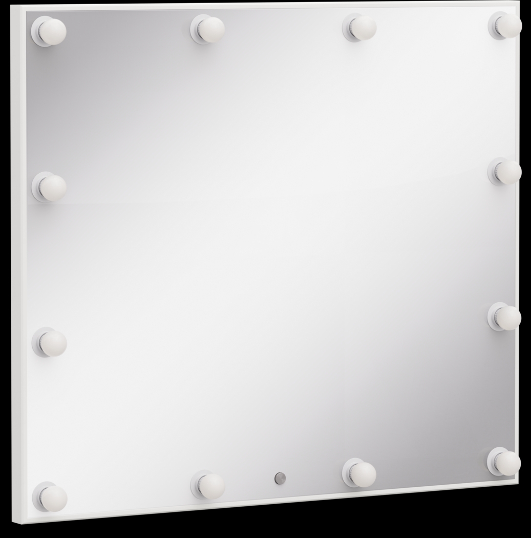 Kids Alyssa White Hollywood Mirror - Thumbnail - Image 2