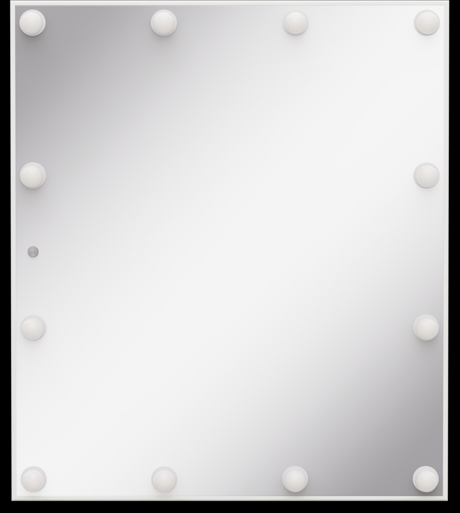 Kids Alyssa White Hollywood Mirror - Thumbnail - Image 3