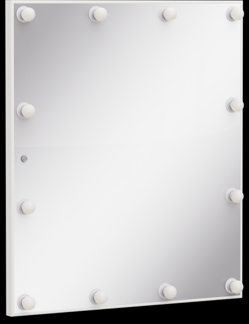 Kids Alyssa White Hollywood Mirror - Thumbnail - Image 4