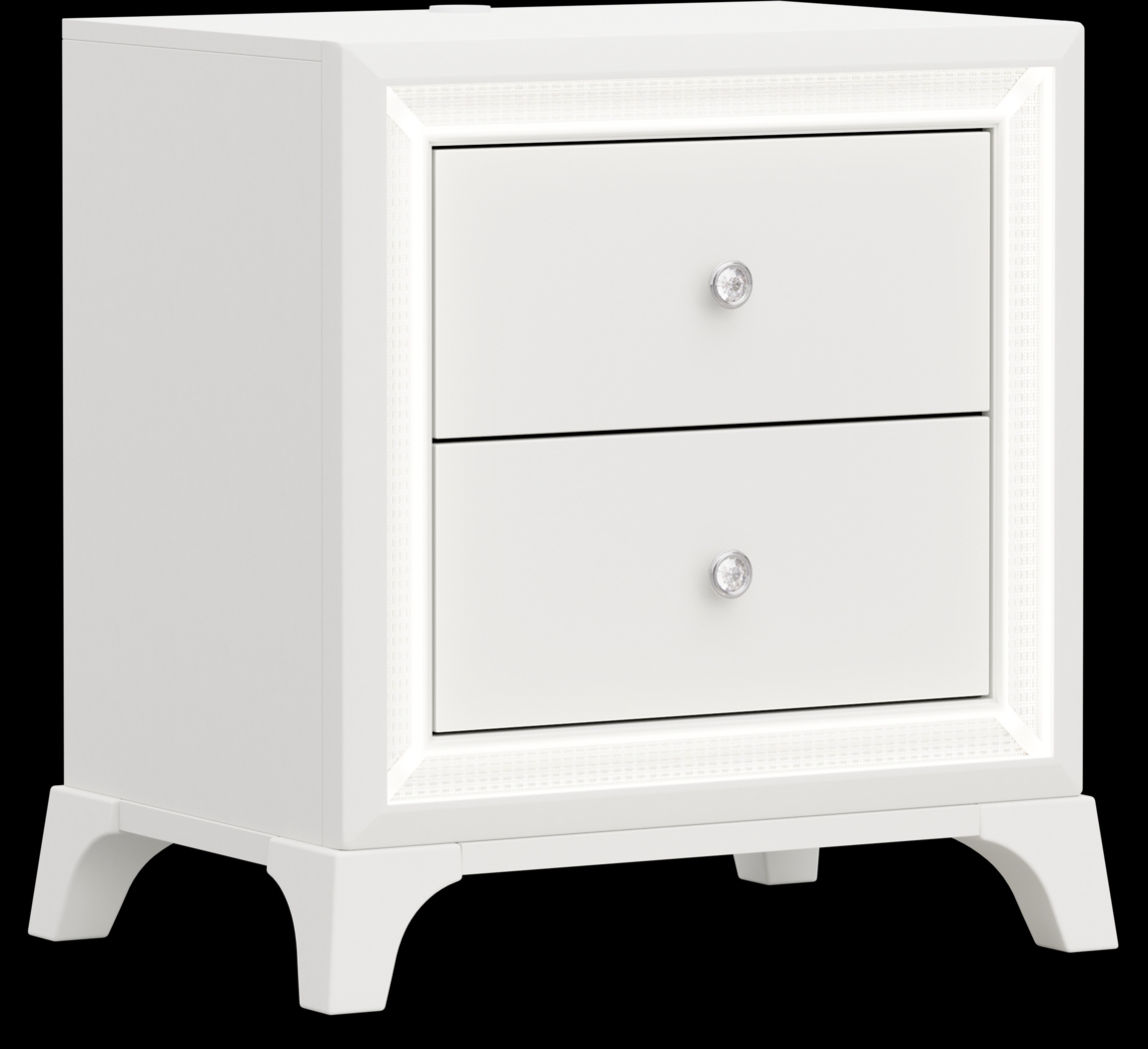 Kids Alyssa White Nightstand - Thumbnail - Image 2