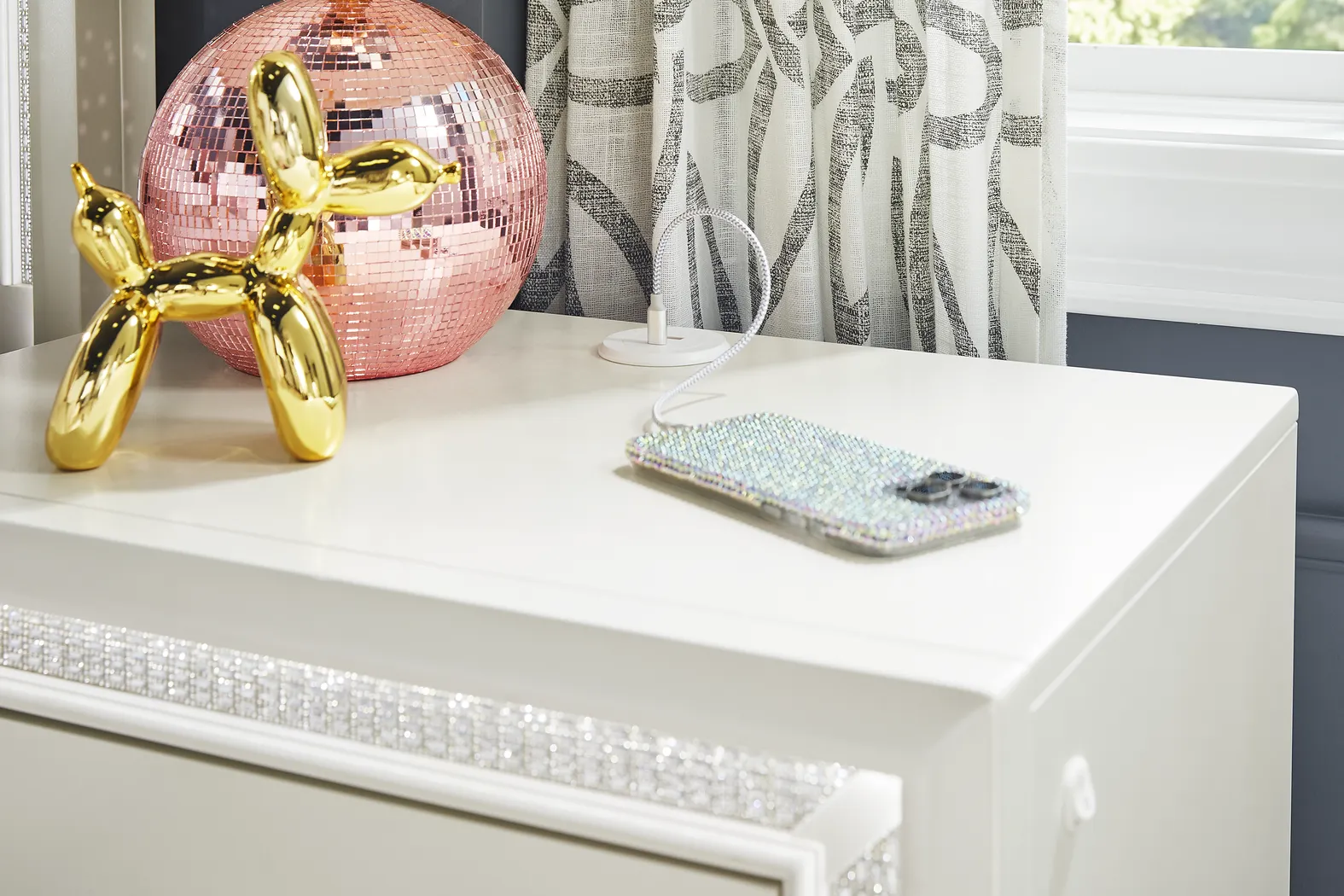 Kids Alyssa White Nightstand - Image 5