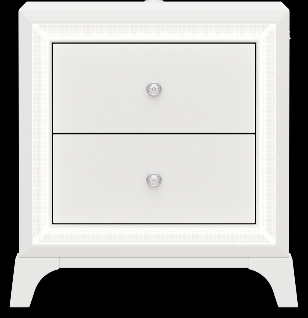 Kids Alyssa White Nightstand - Thumbnail - Image 1